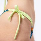 Triangle Bikini Bottom - Lemon/Oceanprint - SEASICK SWIM