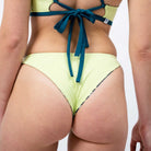 Sustainable Brazilian Bikini Bottom - Lemon/Oceanprint - SEASICK SWIM