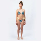 Triangle Bikini Bottom - Lemon/Oceanprint - SEASICK SWIM 